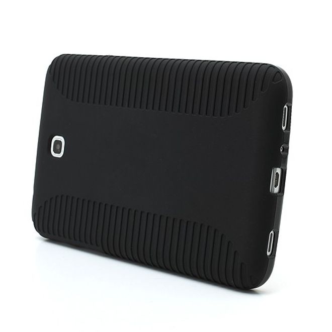 Samsung Galaxy Tab 3 7.0 Anti-Rutsch und elastisches Plastik Case - schwarz