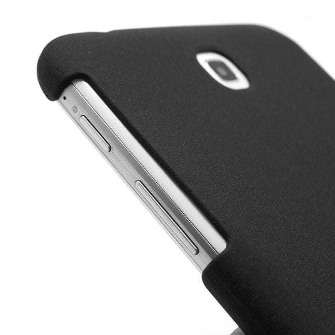 Samsung Galaxy Tab 3 7.0 Plastik Case mit sandartiger Oberfläche - schwarz
