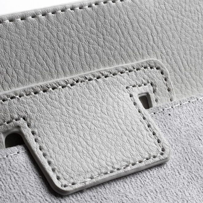 Samsung Galaxy Tab 3 7.0 Litchi-style Leder Case mit Standfunktion - weiss