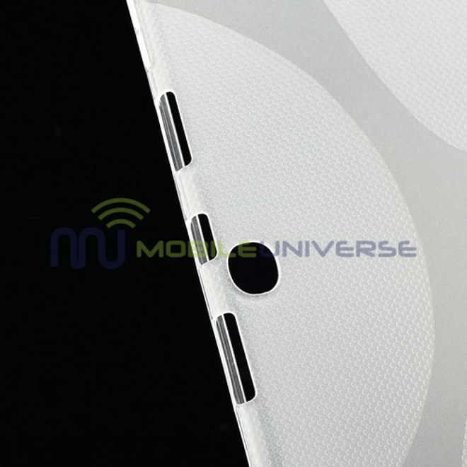 Samsung Galaxy Tab 3 10.1 Elastisches Plastik Case X-Shape - rot