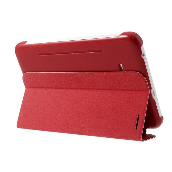 Samsung Galaxy Tab 3 7.0 Lite Faltbares Leder Cover - rot