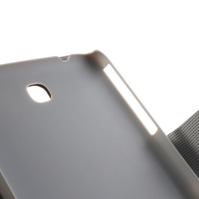 Samsung Galaxy Tab 3 7.0 Leder Case mit farbigen Blumen - rot