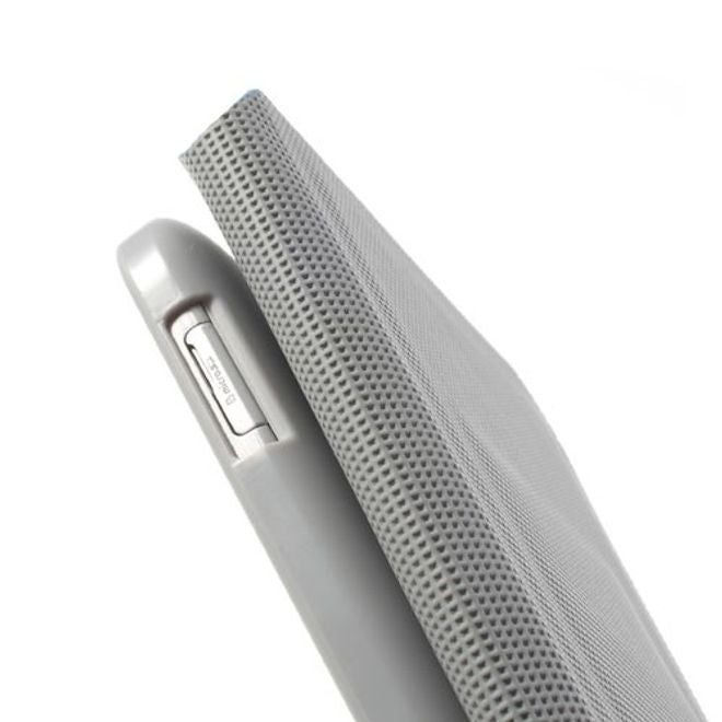 Samsung Galaxy Tab 3 7.0 Leder Case mit farbigen Blumen - blau