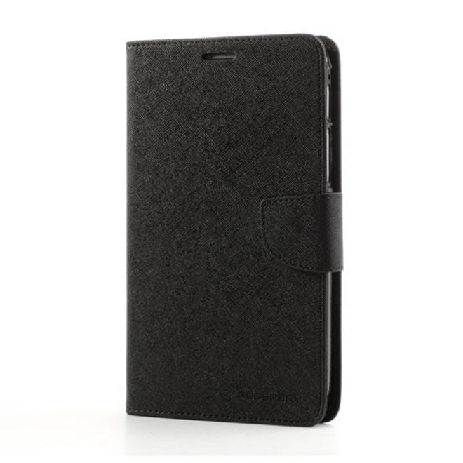 Goospery - Samsung Galaxy Tab 3 7.0 Hülle - Tablet Bookcover - Fancy Diary Series - schwarz