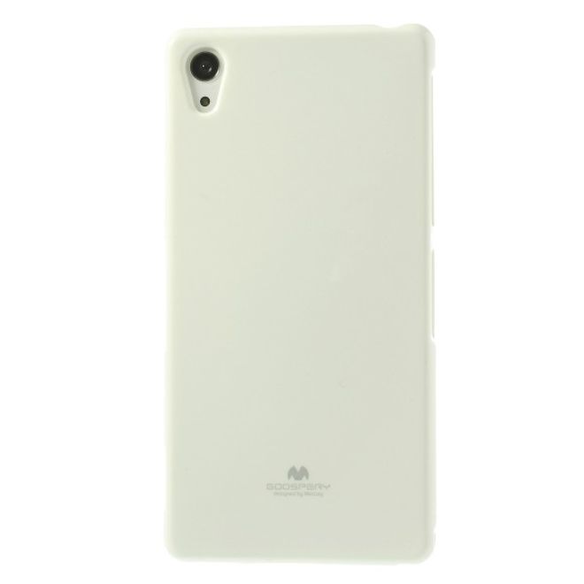 Goospery - Sony Xperia Z2 Handy Hülle - TPU Soft Case - Pearl Jelly Series - weiss