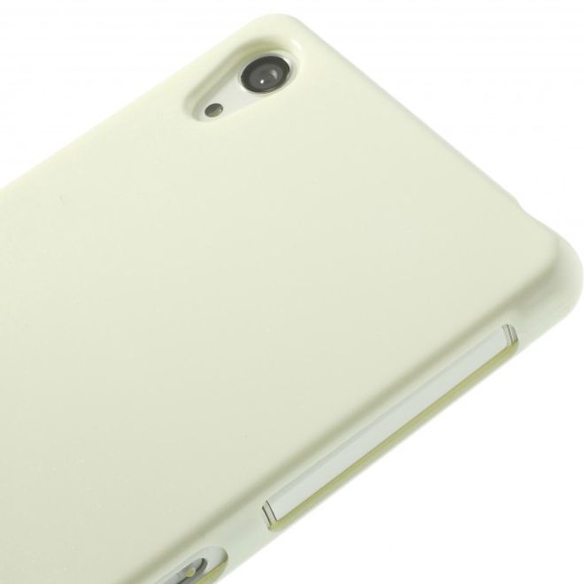 Goospery - Sony Xperia Z2 Handy Hülle - TPU Soft Case - Pearl Jelly Series - weiss