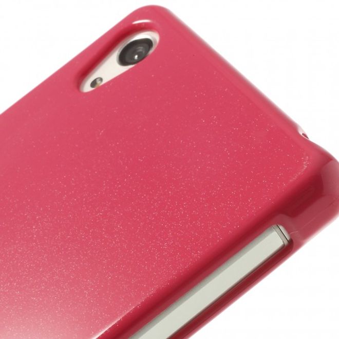 Goospery - Sony Xperia Z2 Handy Hülle - TPU Soft Case - Pearl Jelly Series - pink