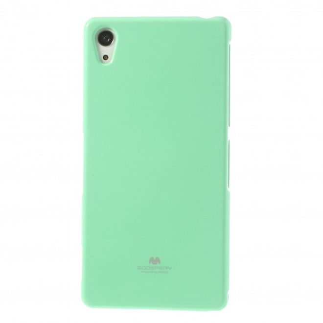 Goospery - Sony Xperia Z2 Handy Hülle - TPU Soft Case - Pearl Jelly Series - lime