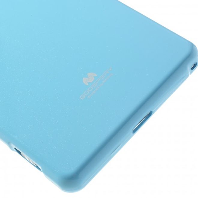 Goospery - Sony Xperia Z2 Handy Hülle - TPU Soft Case - Pearl Jelly Series - himmelblau