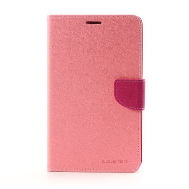 Goospery - Samsung Galaxy Tab 3 7.0 Hülle - Tablet Bookcover - Fancy Diary Series - rosa/pink