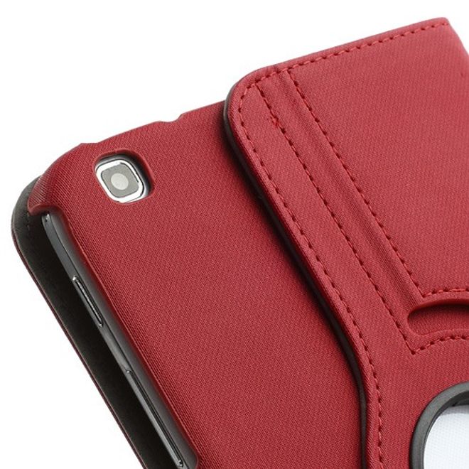 Samsung Galaxy Tab 3 8.0 Leder Case 360° rotierbar - rot