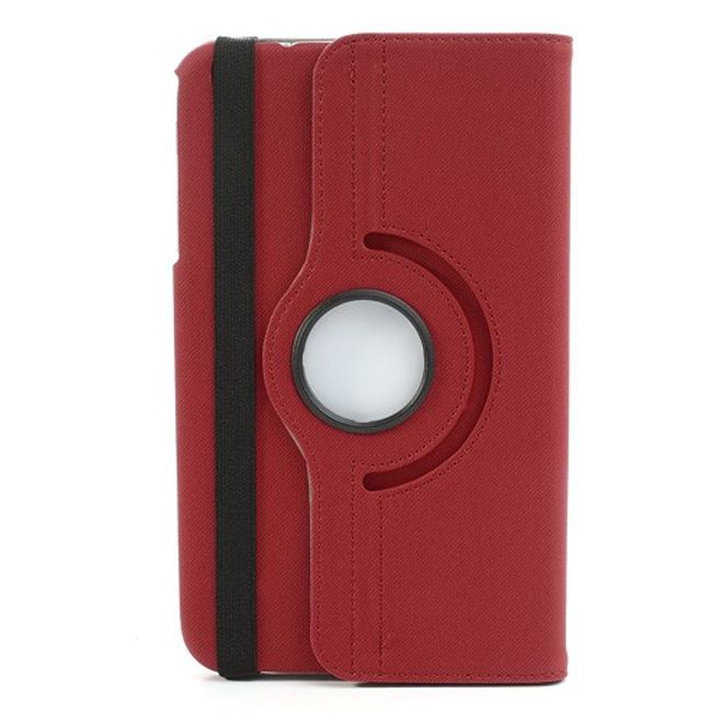 Samsung Galaxy Tab 3 8.0 Leder Case 360° rotierbar - rot