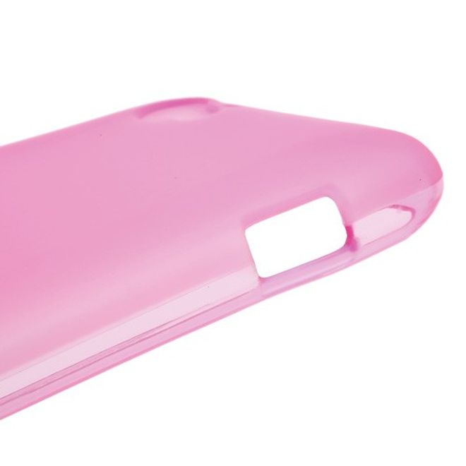 Sony Xperia M Elastisches, mattes Plastik Case - rosa