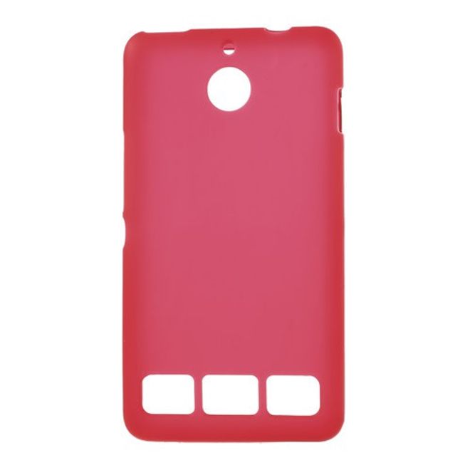 Sony Xperia E1 Elastisches, mattes Plastik Case - rot