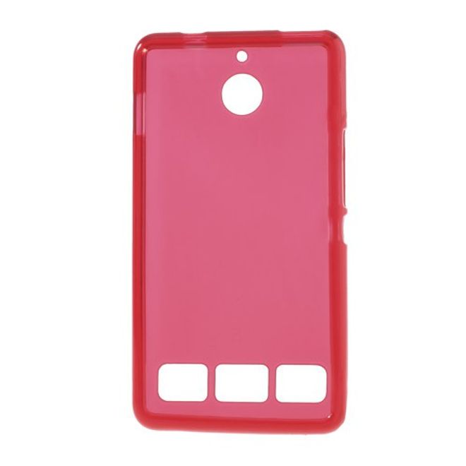 Sony Xperia E1 Elastisches, mattes Plastik Case - rot