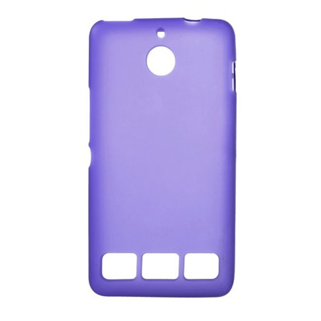 Sony Xperia E1 Elastisches, mattes Plastik Case - purpur