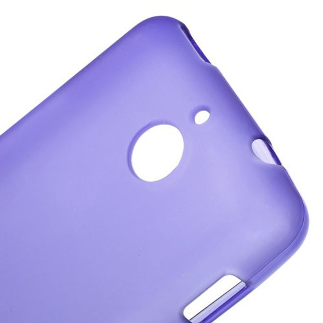 Sony Xperia E1 Elastisches, mattes Plastik Case - purpur