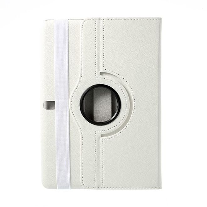 Samsung Galaxy Tab Pro 10.1 (T520/T525) Leder Case mit Litchimuster - weiss