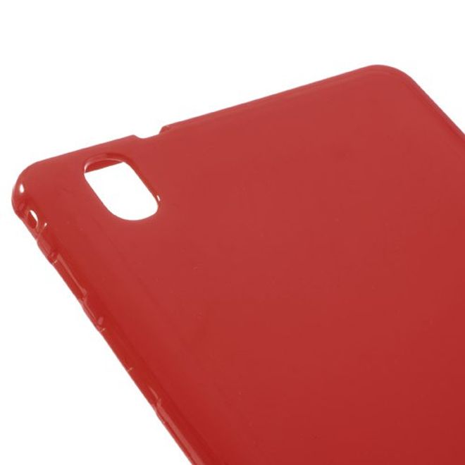 Samsung Galaxy Tab Pro 8.4 Elastisches, glänzendes Plastik Case - rot