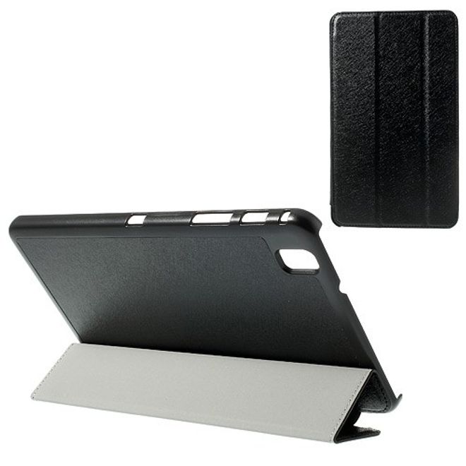 Samsung Galaxy Tab Pro 8.4 Leder Case mit seidenartiger Oberfläche - schwarz
