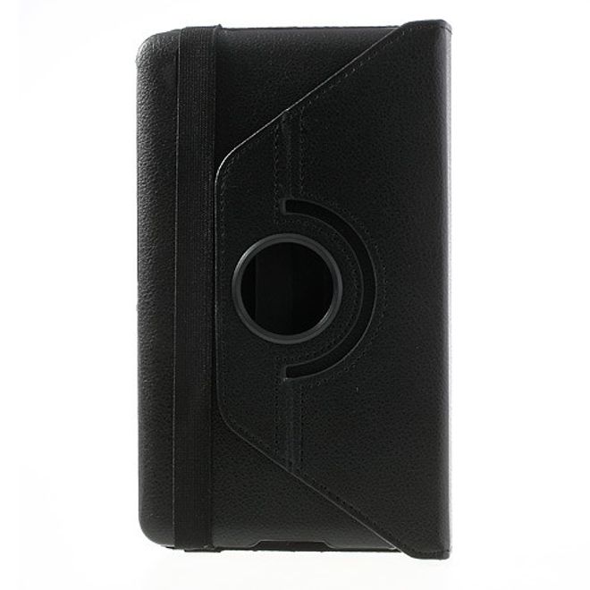 Samsung Galaxy Tab Pro 8.4 Leder Case mit Litchimuster - schwarz