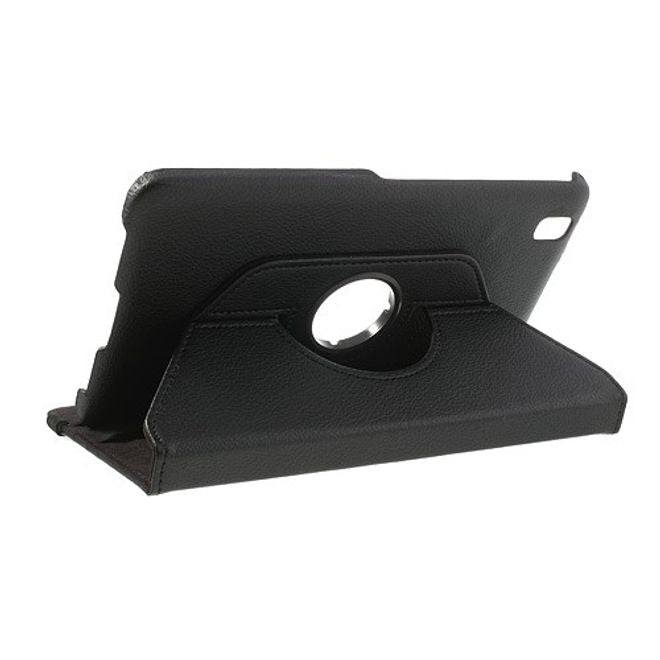 Samsung Galaxy Tab Pro 8.4 Leder Case mit Litchimuster - schwarz