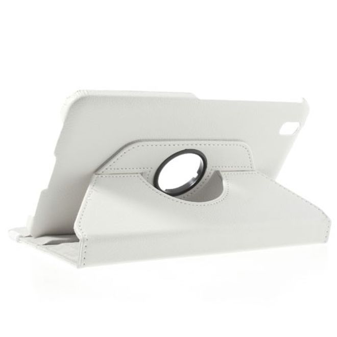 Samsung Galaxy Tab Pro 8.4 Leder Case mit Litchimuster - weiss
