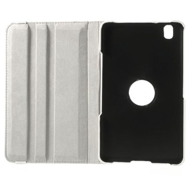Samsung Galaxy Tab Pro 8.4 Leder Case mit Litchimuster - weiss