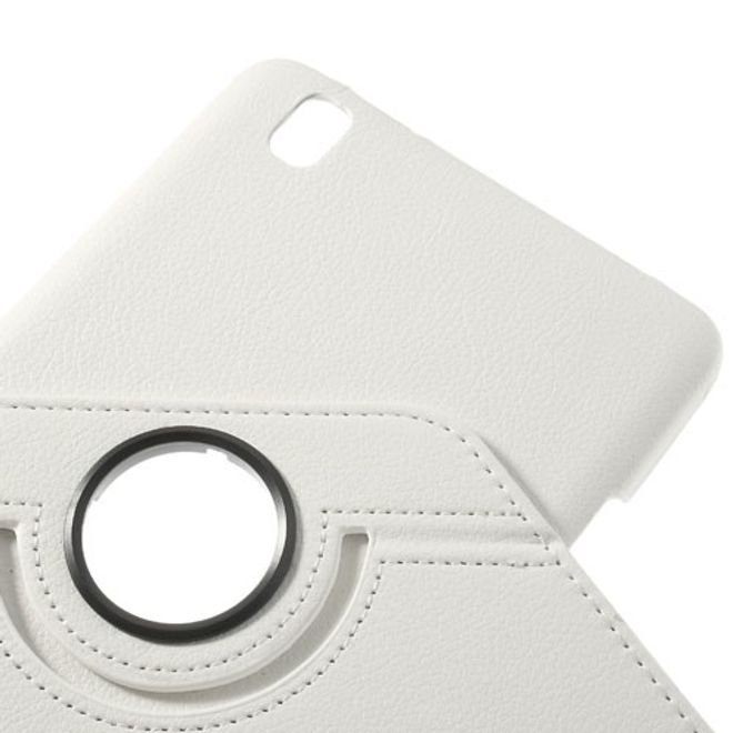 Samsung Galaxy Tab Pro 8.4 Leder Case mit Litchimuster - weiss