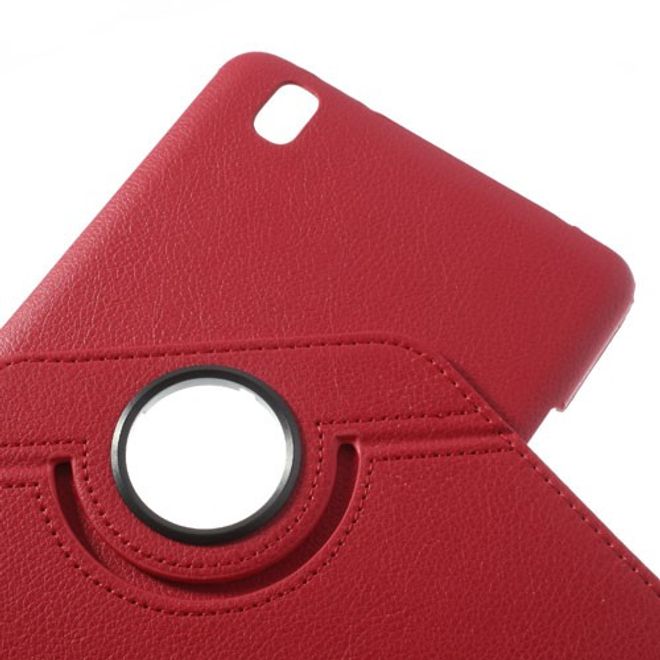 Samsung Galaxy Tab Pro 8.4 Leder Case mit Litchimuster - rot