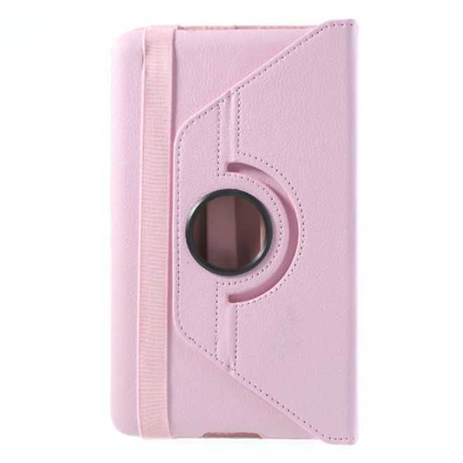 Samsung Galaxy Tab Pro 8.4 Leder Case mit Litchimuster - pink
