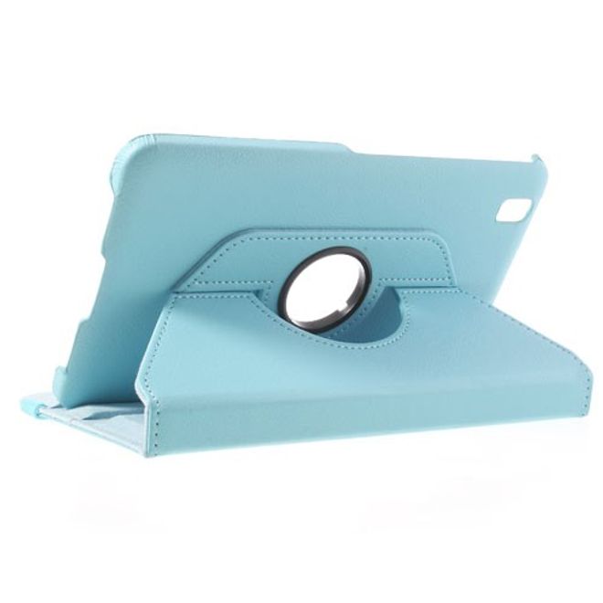 Samsung Galaxy Tab Pro 8.4 Leder Case mit Litchimuster - hellblau