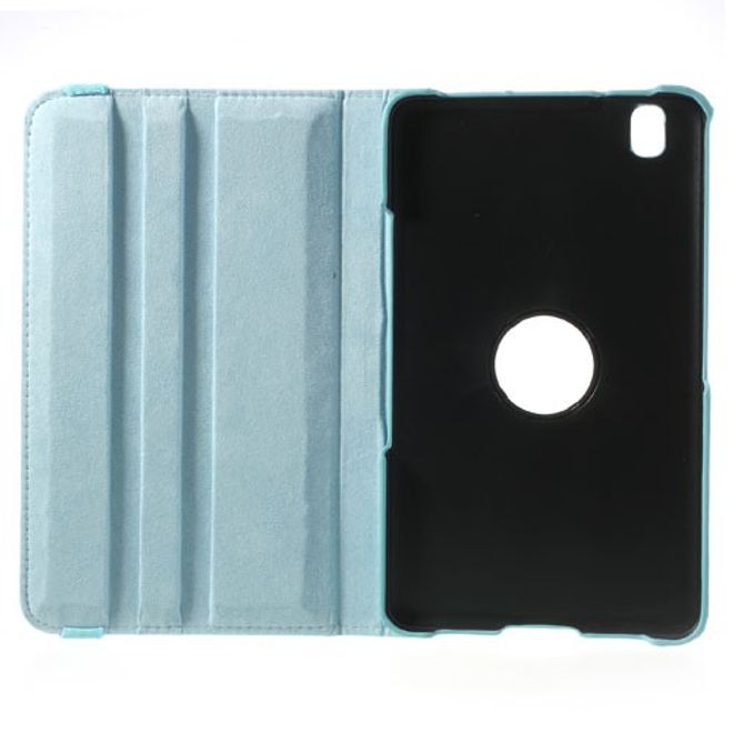 Samsung Galaxy Tab Pro 8.4 Leder Case mit Litchimuster - hellblau