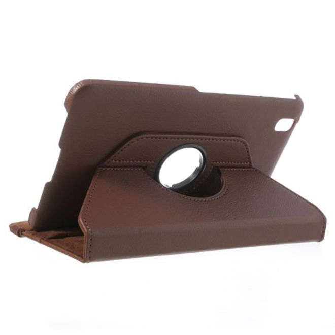 Samsung Galaxy Tab Pro 8.4 Leder Case mit Litchimuster - braun