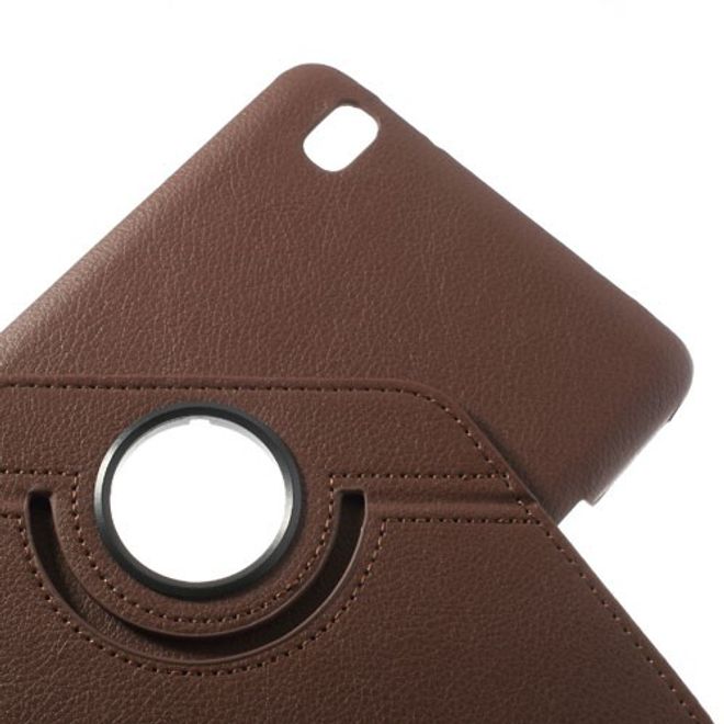 Samsung Galaxy Tab Pro 8.4 Leder Case mit Litchimuster - braun