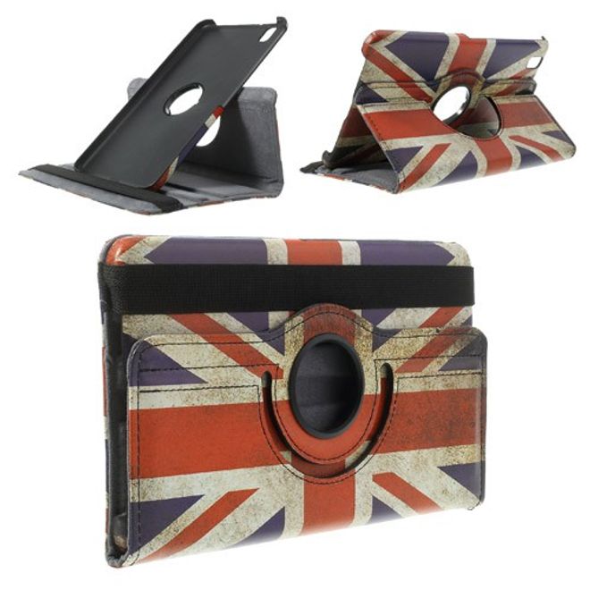 Samsung Galaxy Tab Pro 8.4 Leder Case mit Union Jack Flagge retro-style