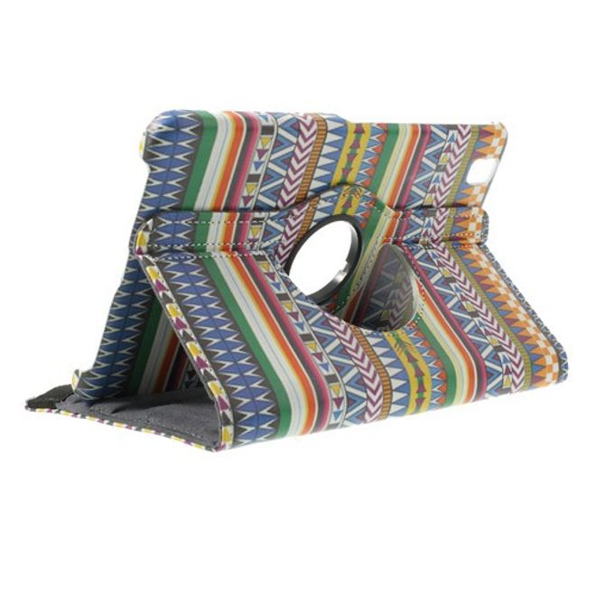 Samsung Galaxy Tab Pro 8.4 Leder Case mit geometrischem Muster