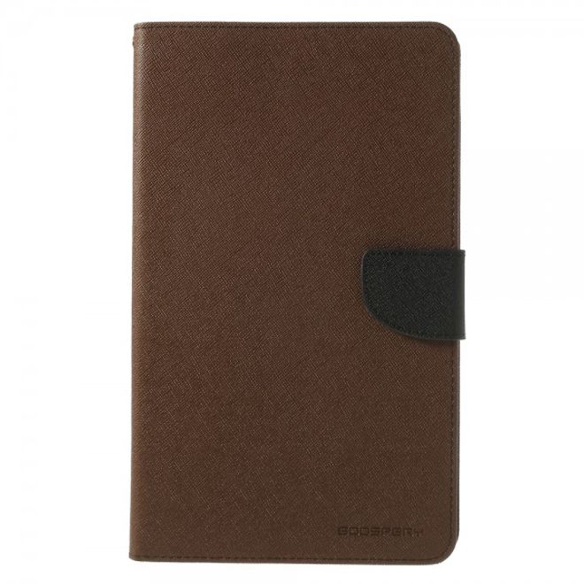 Goospery - Samsung Galaxy Tab Pro 8.4 Hülle - Tablet Bookcover - Fancy Diary Series - braun/schwarz