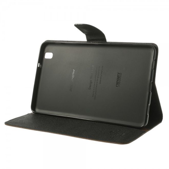 Goospery - Samsung Galaxy Tab Pro 8.4 Hülle - Tablet Bookcover - Fancy Diary Series - braun/schwarz