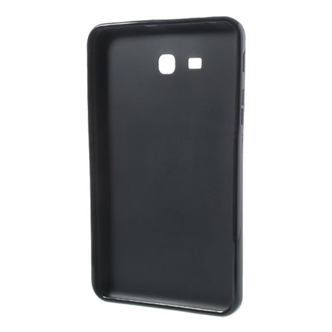 Samsung Galaxy Tab 3 7.0 Lite Elastisches Plastik Case X-Shape - schwarz