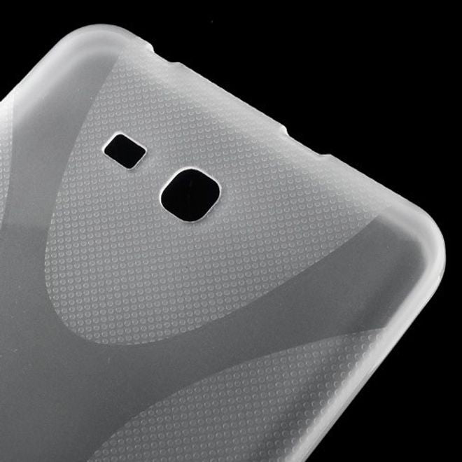 Samsung Galaxy Tab 3 7.0 Lite Elastisches Plastik Case X-Shape - transparent