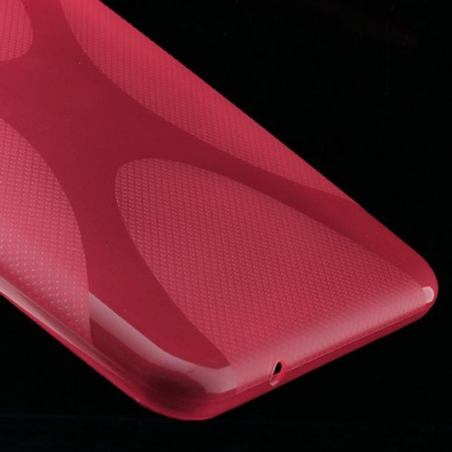 Samsung Galaxy Tab 3 7.0 Lite Elastisches Plastik Case X-Shape - rosa
