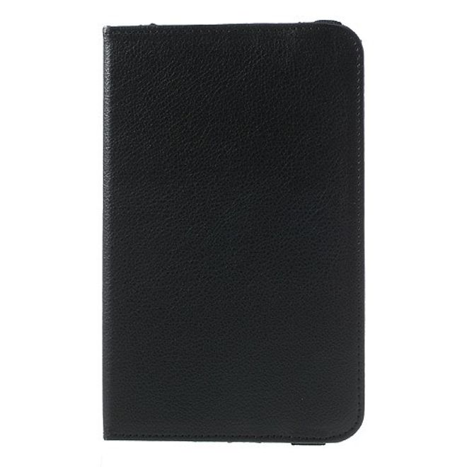 Samsung Galaxy Tab 3 7.0 Lite Rotierbares Leder Case mit Litchitextur - schwarz