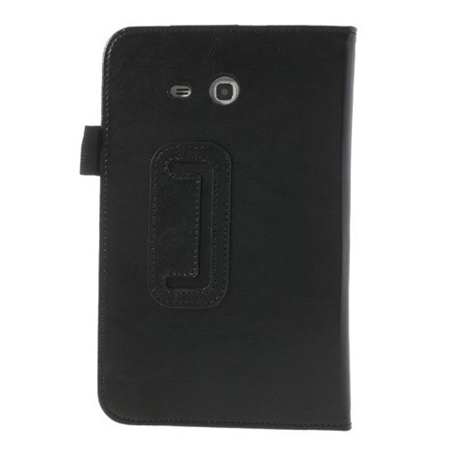 Samsung Galaxy Tab 3 7.0 Lite Crazy Horse Leder Case mit Standfunktion - schwarz