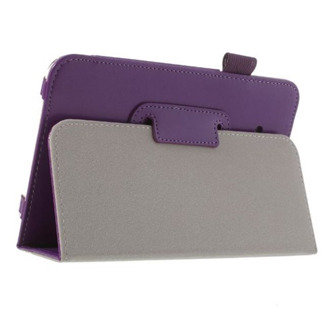 Samsung Galaxy Tab 3 7.0 Lite Crazy Horse Leder Case mit Standfunktion - purpur
