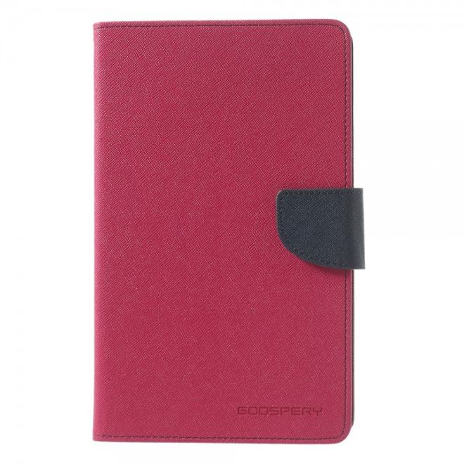 Goospery - Samsung Galaxy Tab 3 7.0 Lite Hülle - Tablet Bookcover - Fancy Diary Series - pink/navy