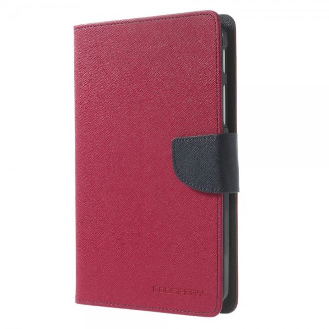 Goospery - Samsung Galaxy Tab 3 7.0 Lite Hülle - Tablet Bookcover - Fancy Diary Series - pink/navy
