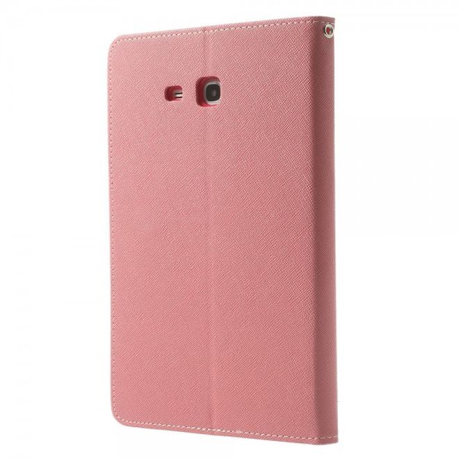 Goospery - Samsung Galaxy Tab 3 7.0 Lite Hülle - Tablet Bookcover - Fancy Diary Series - rosa/pink