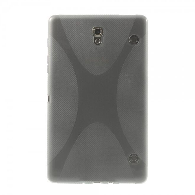 Samsung Galaxy Tab S 8.4 (T700/T701/T705) Elastisches Plastik Case X-Shape - grau