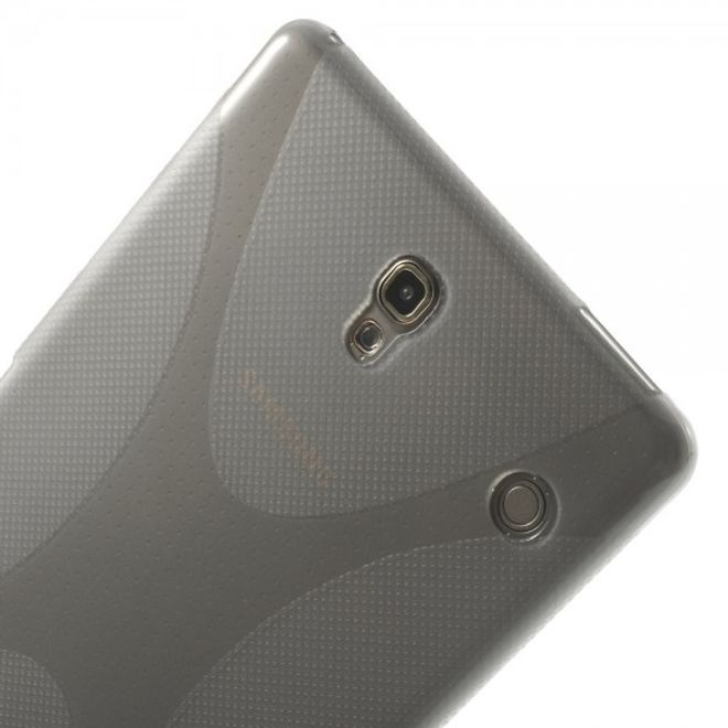 Samsung Galaxy Tab S 8.4 (T700/T701/T705) Elastisches Plastik Case X-Shape - grau